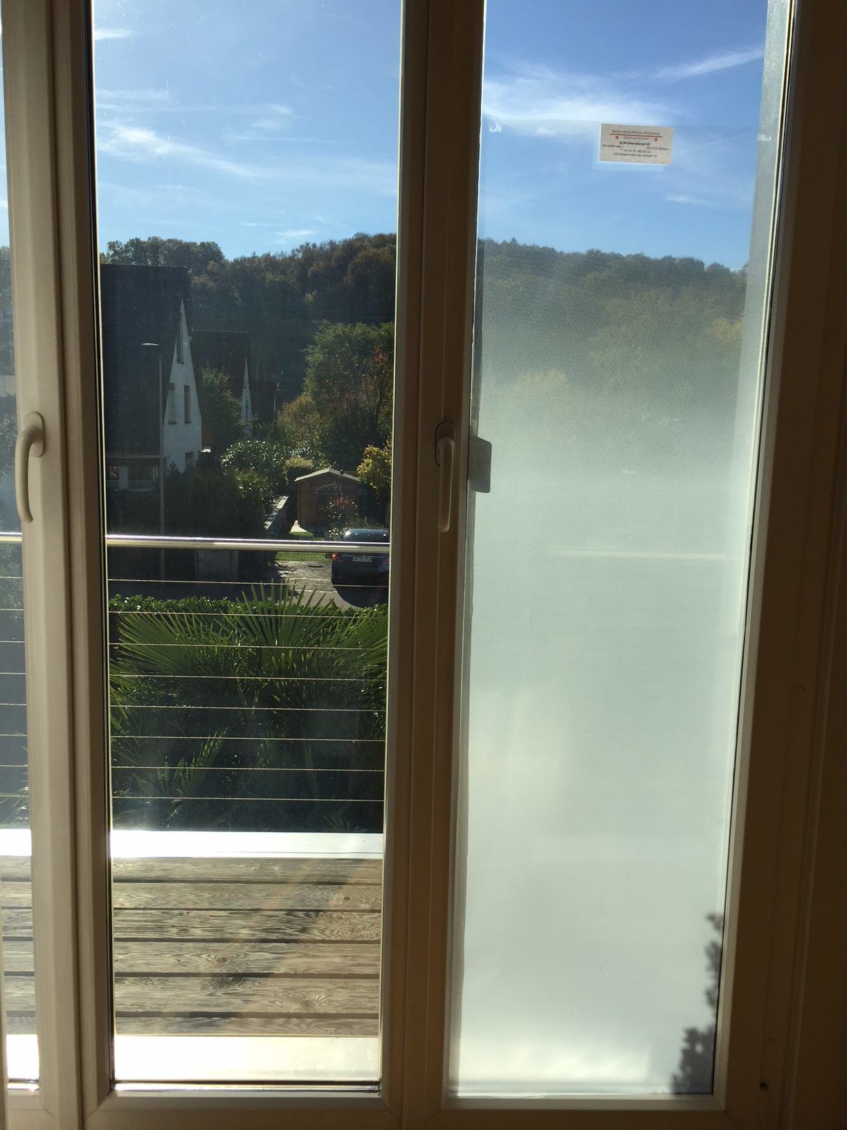 Verlauffolie Mystic: Unten 60cm semitransparent. – Bild 2